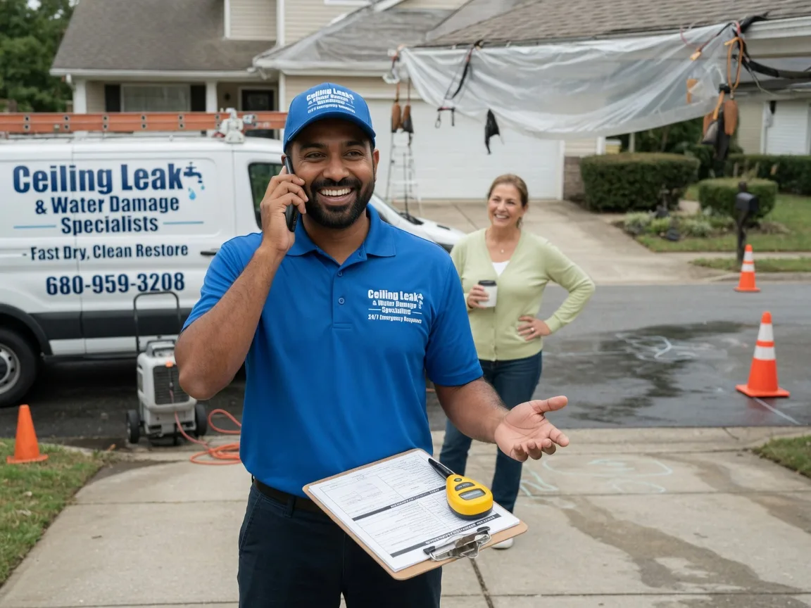 Ceiling Leak Cleanup La Barge, WY FAQs